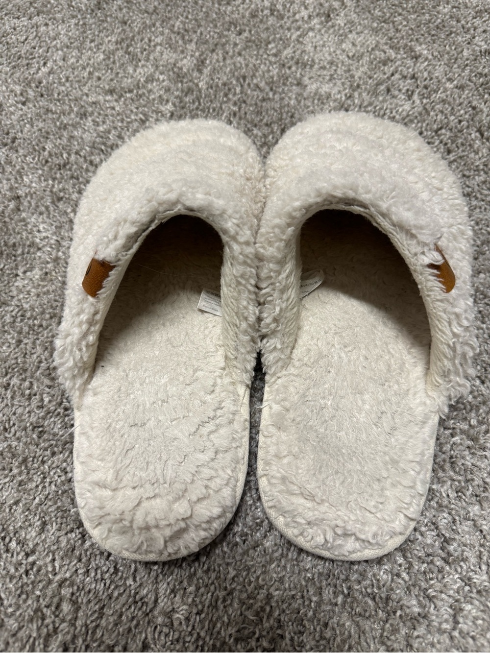 Well worn slippers